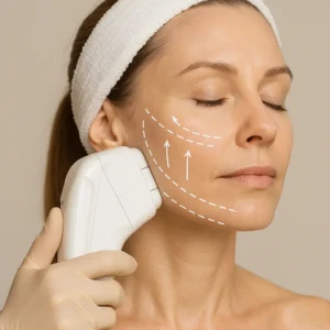 Woman having HI-FU to reduce wrinkles call LA LIPO Staffordshire Now!