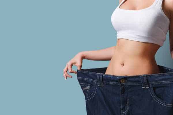 woman after fat reduction treatment Staffordshire