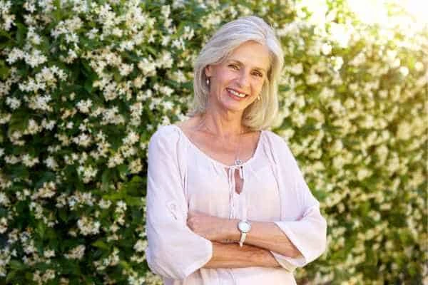 Older woman happy with urinary incontinence treatment Staffordshire