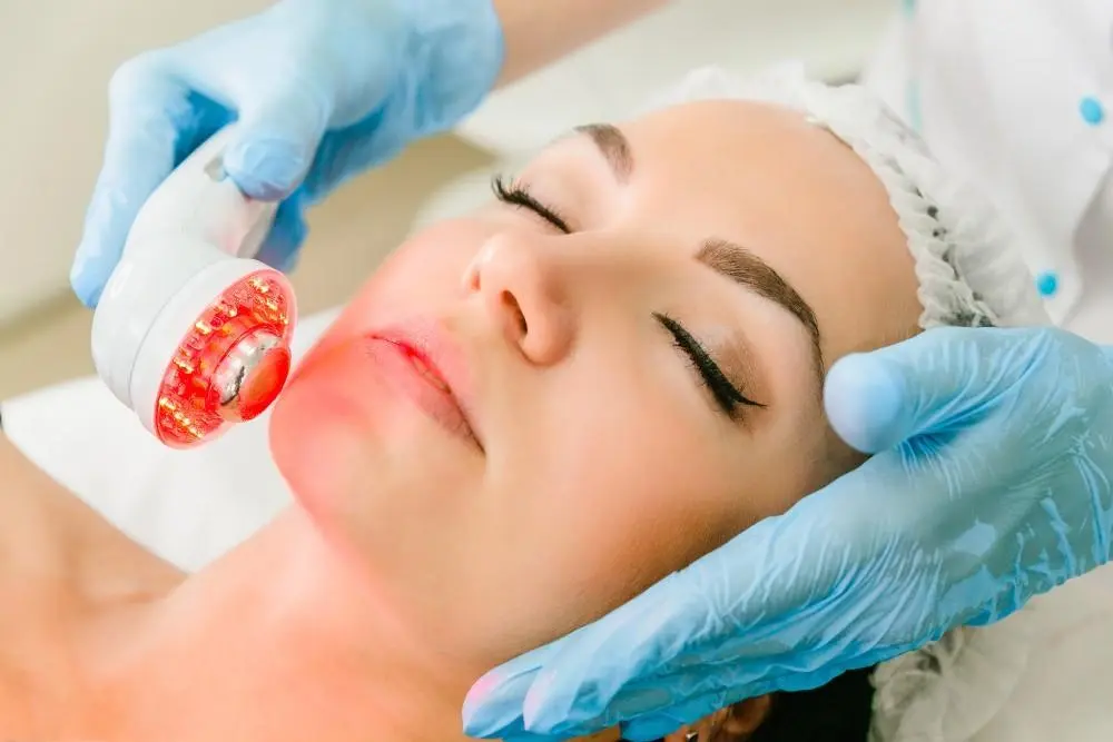 woman having non-surgical Morph8 treatment Staffordshire