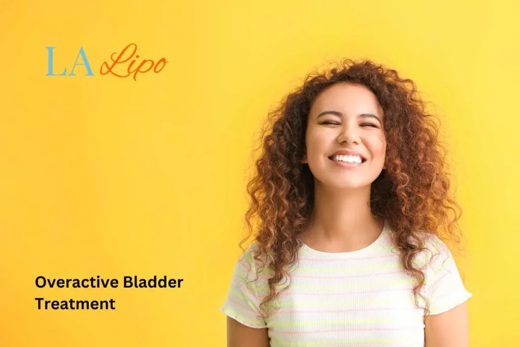 woman smiling about overactive bladder treatment Staffordshire solutions