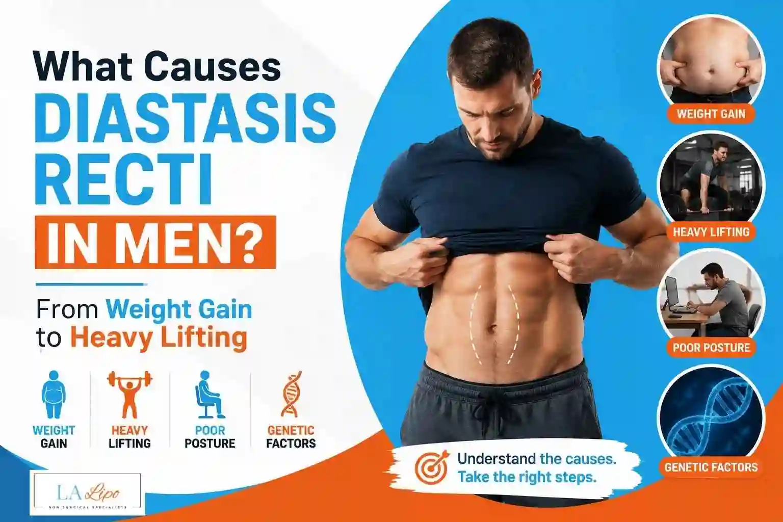 What Causes Diastasis Recti in Men? From Weight Gain to Heavy Lifting Staffordshire